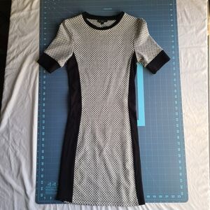 Sheath basket weave texture Topshop dress - evening wear office versatile date